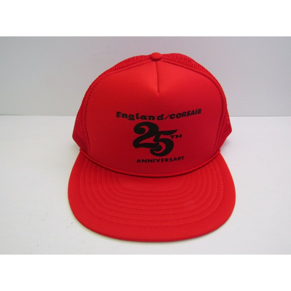 Vintage England Corsair 25th Anniversary Trucker Mesh Hat Snapback Cap